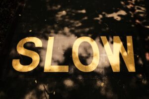 Negative Acceleration: The Psychology of Slowing Down